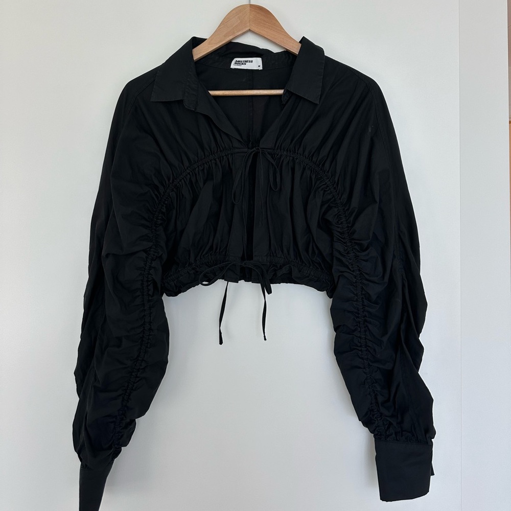 Mistress Rocks Scrunchy Cropped Long Sleeve
